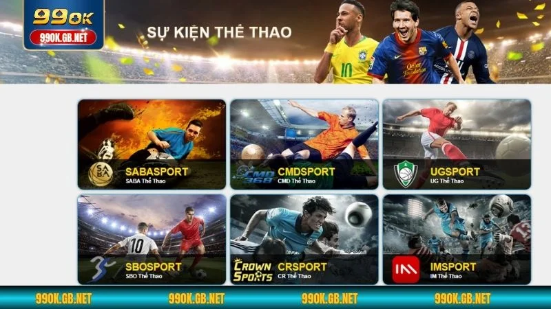 Cá cược thể thao kịch tính trên 99OK