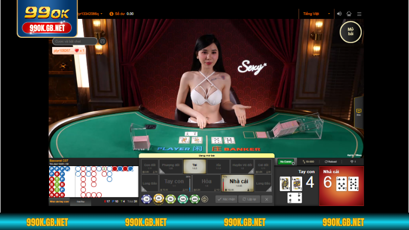 Các phiên bản Baccarat 99OK hiện nay