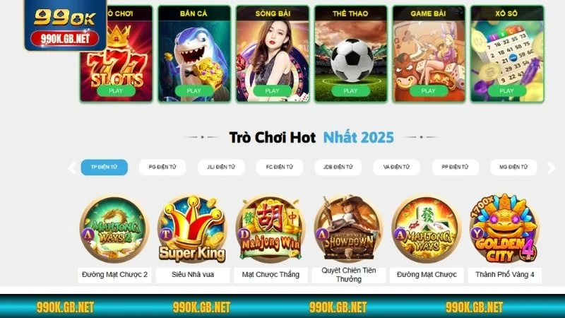 Giao diện trực quan giúp thành viên đặt cược dễ dàng