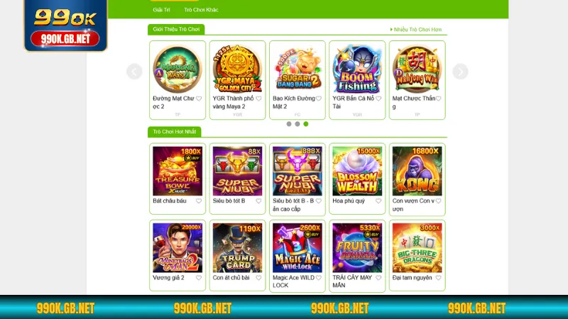 Mang đến thế giới game slots đặc sắc có đủ các chủ đề