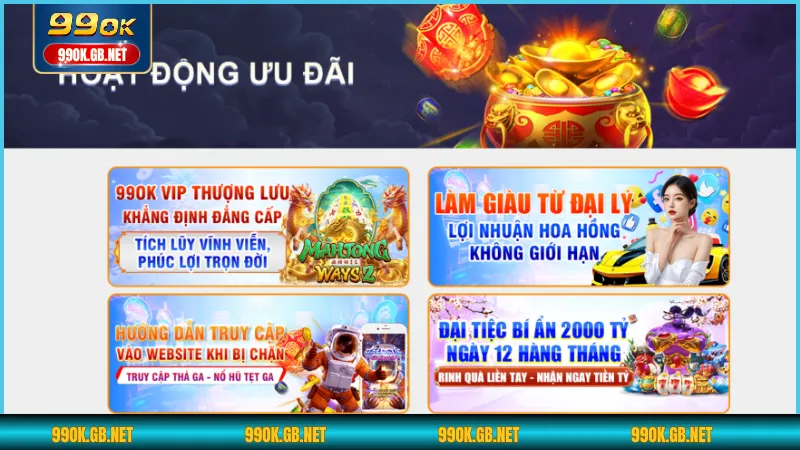 TOP 4 các chương trình khuyến mãi 99OK “chất phát ngất”