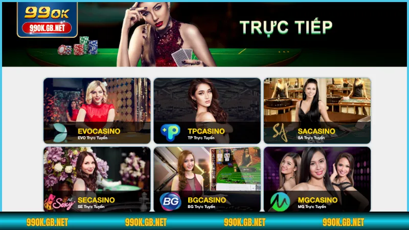 Về chúng tôi - Sảnh live casino 99OK cực kỳ lôi cuốn